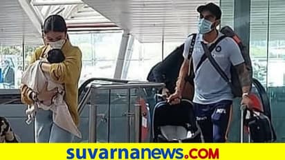 ಡ್ಯಾಡಿ ಡ್ಯೂಟಿ, ಲಗೇಜ್‌ ಹೊತ್ತ ಕೊಹ್ಲಿ: ಫೋಟೋ ವೈರಲ್‌!