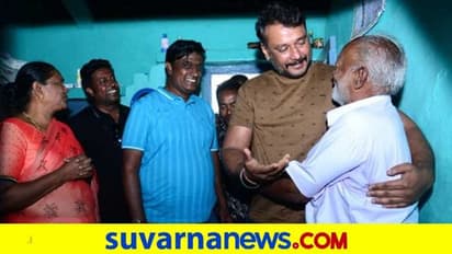 ರಿಯಲ್ ಸಾರಥಿ ಜೊತೆ ದರ್ಶನ್; ಶಾಲಾ ಬಸ್ ಡ್ರೈವರ್‌ಗೆ 80ನೇ ಹುಟ್ಟುಹಬ್ಬ!