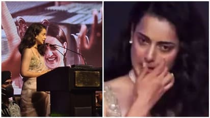 இயக்குனர் ஏ.எல்.விஜய் செய்த செயல்..! மேடையில் கண் கலங்கி அழுத நடிகை கங்கனா!