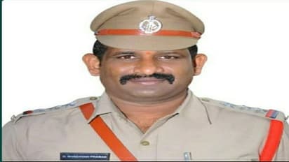 బ్యాడ్మింటన్ ఆడుతూ కుప్పకూలిన సీఐ..! (వీడియో)