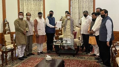 चिट्ठी बम: उगाही-ट्रांसफर रैकेट में CM चुप क्यों? भाजपा नेताओं ने राज्यपाल से मुलाकात कर ये मांग की