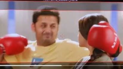 కీర్తిసురేష్ ముఖంపై నితిన్ బాక్సింగ్ పంచ్.. పడిపోయి తిరిగి వాయించిన అను