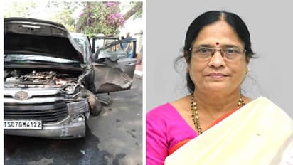 తెలంగాణ ఎమ్మెల్సీ సురభి వాణిదేవి కారుకు ప్రమాదం