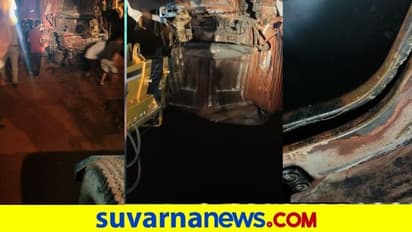 ಚಿತ್ರ ನಟಿಯೂ ಇದ್ದ ಬಸ್ - ಲಾರಿ ನಡುವೆ ಭೀಕರ ಅಪಘಾತ : ಹೊತ್ತಿ ಉರಿದ ವಾಹನಗಳು