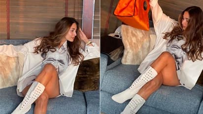 স্পোর্টস 'ব্রা' পরেই Work Out, সেক্সি টোনড ফিগারে শরীরী ভাঁজে ঝড় 'সেক্সবম্ব' মালাইকার