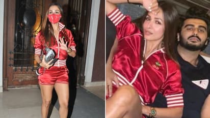 ಮೂಡ್ ಎಂದ ಮಲೈಕಾ: ರೆಡ್ ಡ್ರೆಸ್‌ನಲ್ಲಿ ಬಾಯ್‌ಫ್ರೆಂಡ್ ಅರ್ಜುನ್ ಜೊತೆ ಫನ್