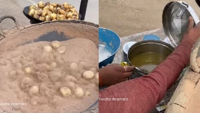 മണലില്‍ പാകം ചെയ്‌തെടുത്ത കിടിലന്‍ 'ഐറ്റം'; വൈറലായി വീഡിയോ...