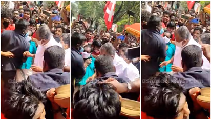 മുഖ്യമന്ത്രിയുടെ സുരക്ഷാ ഉദ്യോഗസ്ഥൻ കോവൂർ കുഞ്ഞുമോനെ കഴുത്തിന് പിടിച്ചു തള്ളി; സംഭവം എൽഡിഎഫ് യോഗത്തിനിടെ