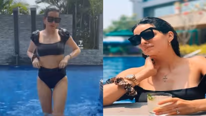 IPL 2022: Hardik Pandya's wife Natasa Stankovic is simply stunning in the swimming pool