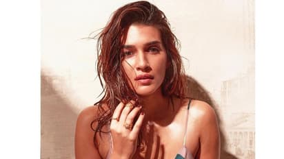 Kriti Sanon hot : அட..சமந்தா மாதிரியே  இருக்காங்களே...லோ நெக்கில் அசத்தும் கிருதி சனோன்
