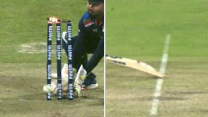 లైన్ దాటకపోయినా నాటౌట్గా ప్రకటన... మరోసారి అంపైర్ షాకింగ్ నిర్ణయం...