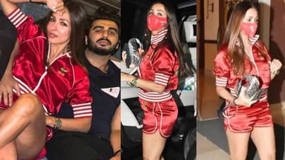 'റെഡ് ബ്യൂട്ടി'; ഒന്നര ലക്ഷത്തിന്റെ വസ്ത്രത്തിൽ തിളങ്ങി മലൈക അറോറ