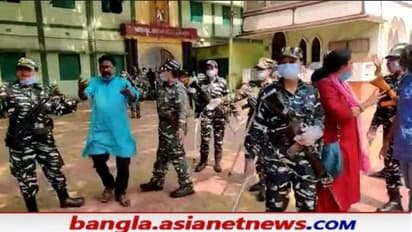 মেদিনীপুরে ভোটকেন্দ্রে বহিরাগত ইস্যুতে বিক্ষোভ তৃণমূলের, ঘটনাস্থলে কেন্দ্রীয় বাহিনী