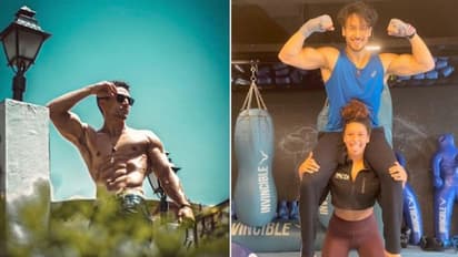 Tiger Shroff flaunts his abs in shirtless picture; here's what sister Krishna commented