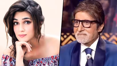 Amitabh Bachchan's reaction to Kriti Sanon's thigh-split dress; made netizens go bonkers