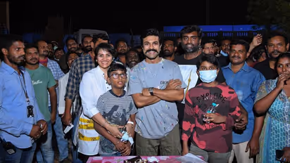 Ram Charan's birthday on sets: Here's how RRR team celebrated their 'LORD RAMA's birthday (Pictures)