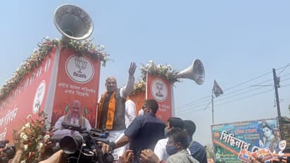 नंदीग्राम में अमित शाह ने किया रोड शो, कहा- जनता के सामने कोई सीएम नहीं होता, जनता सीएम बनाती है