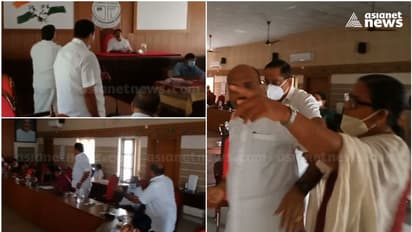 പാലാ നഗരസഭയിൽ സിപിഎം - കേരള കോൺഗ്രസ് എം കയ്യാങ്കളി; കൗൺസിലർമാര്ക്ക് പരിക്ക്