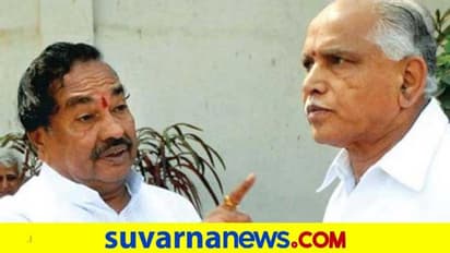 ರಾಜಾಹುಲಿಗೆ ಸಚಿವರ ಬೆಂಬಲ, ಈಶ್ವರಪ್ಪಗೆ ಕಿರಿಯರ ನೀತಿಪಾಠ