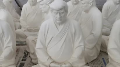 ബുദ്ധിസ്റ്റ് 'ട്രംപ്'; തമാശയ്ക്ക് തയ്യാറാക്കിയ പ്രതിമകള്ക്ക് ഇന്ന് 'ഡിമാന്ഡ്'