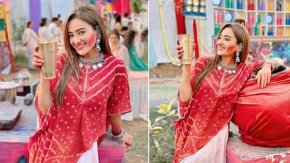 हाथ में ठंडाई का गिलास लिए मिथुन की बहू ने जमकर लगाए ठुमके, वायरल हुआ वीडियो