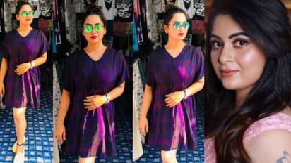 പർ‍പ്പിള്‍ ഡ്രസ്സില്‍ തിളങ്ങി ശ്രുതി ലക്ഷ്മി; വൈറലായി ചിത്രങ്ങൾ