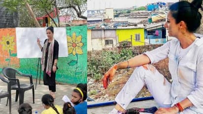 ഇന്ത്യയിലെ ചേരികളെയും ​ഗ്രാമങ്ങളെയും വരച്ച് മാറ്റാൻ തുനിഞ്ഞിറങ്ങിയ കലാകാരി...