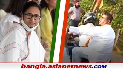 রণক্ষেত্র বদলের সঙ্গে বদলে ফেললেন ছক, নন্দীগ্রামের বাড়ি থেকে বেরিয়ে বয়ালের পথে মমতা