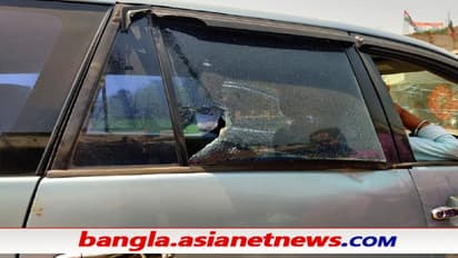 শুভেন্দু অধিকারীর গাড়িতে 'পাকিস্তানি'দের হামলা - ইটের ঘায়ে ভাঙল কাচ, অক্ষত বিজেপি নেতা