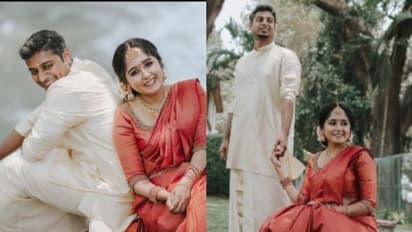 വിവാഹ ചിത്രങ്ങള്‍ പങ്കുവച്ച് നടി ഹരിത