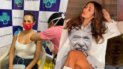Malaika Arora gets first dose of Covid-19 vaccine; thanks frontline workers