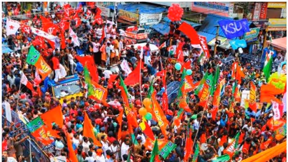 സംഘര്ഷ സാധ്യത; ചിലയിടങ്ങളിൽ കൊട്ടിക്കലാശം ഒഴിവാക്കി, നിയന്ത്രണമേർപ്പെടുത്തി പൊലീസ്