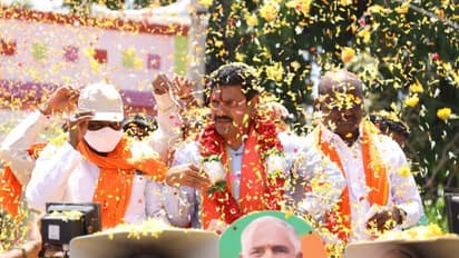 ಮತದಾರರನ್ನು ಓಲೈಸಲು ಕಾಂಗ್ರೆಸ್‌ ಹಣ, ಹೆಂಡದ ಮೊರೆ: ವಿಜಯೇಂದ್ರ