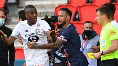 ഡയലോയെ തല്ലിയിട്ടും 'കലി'പ്പ് തീരാതെ നെയ്മര്, സുരക്ഷാ ഉദ്യോഗസ്ഥനെയും തള്ളിയിട്ടു-വീഡിയോ