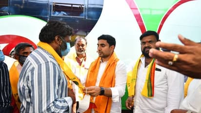 వైసిపికి షాక్... లోకేష్ సమక్షంలో టిడిపిలో చేరిన నాయకుడు, కార్యకర్తలు