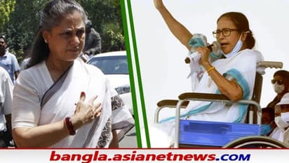 'পা -মাথা ভাঙা, ভাঙেনি হৃদয় মমতার', বহিরাগত ইস্যু থেকে বাঁচতে 'ভাদুড়ি' পরিচয় টানলেন জয়া