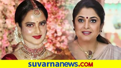 ಬಾಲಿವುಡ್ ಬ್ಯೂಟಿ ರೇಖಾ ನೃತ್ಯ ನೋಡಿ ಕಣ್ಣೀರು ಹಾಕಿದ ಬಾಹುಬಲಿ ನಟಿ..!