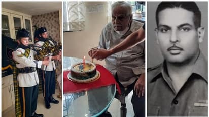 മലയാളി കേണലിന്റെ നൂറാം ജന്മദിനം ആഘോഷിക്കാൻ റാഞ്ചിയിൽ നിന്ന് കേക്കുമായി പറന്നെത്തി ഗൂർഖാ റജിമെൻറ്