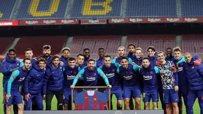 Here's how Barcelona players bid goodbye to Lionel Messi