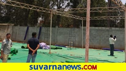 ಲೈಟಿಂಗ್ಸ್ ಹಾಕುವಾಗ ವಿದ್ಯುತ್ ಹರಿದು ನಾಲ್ವರು ಸಾವು