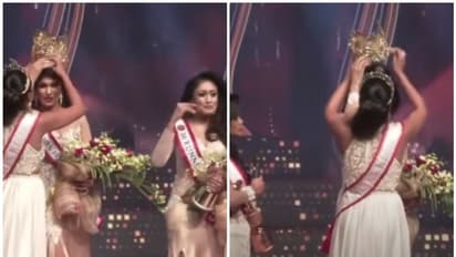 സൗന്ദര്യമത്സര വിജയിയുടെ കിരീടം തിരിച്ചെടുത്തു; നാടകീയ സംഭവം