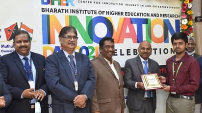 பாரத் உயர்கல்வி நிறுவனத்தில் நடந்த புதுமை கண்டுபிடிப்பு தின நிகழ்ச்சியில் பப்புவா நியூகினியா நாட்டின் அமைச்சர்