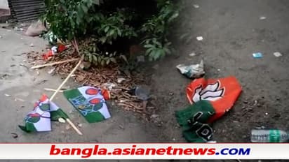 ভোট মিটলেও হিংসা থামল না ডোমজুড়ে, 'খেলা হবে' বনাম 'জয় শ্রীরাম'-এ থমথমে এলাকা