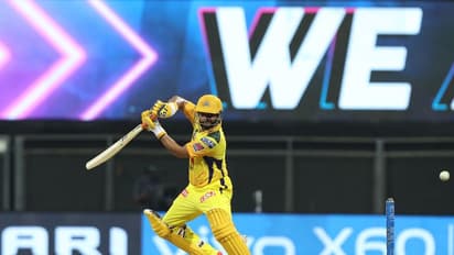IPL 2021: ಸುರೇಶ್ ರೈನಾ, ಕುರನ್ ಅಬ್ಬರ, ಡೆಲ್ಲಿಗೆ ಬೃಹತ್ ಗುರಿ!