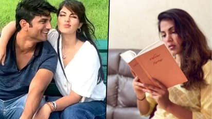 Rhea Chakraborty gets trolled for posing with Rabindranath Tagore’s Gitanjali; nertizen gave mix reactions