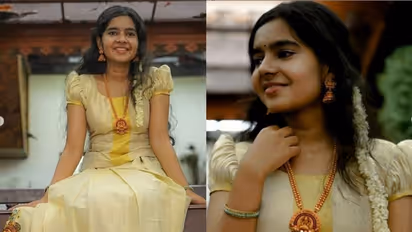 കസവ് പട്ടുപാവാടയിൽ തിളങ്ങി 'ചക്കപ്പഴ'ത്തിലെ പല്ലവി; ഫോട്ടോഷൂട്ട്