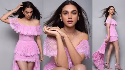 പിങ്കില്‍ തിളങ്ങി അദിതി റാവു; ചിത്രങ്ങള്‍ വൈറല്‍