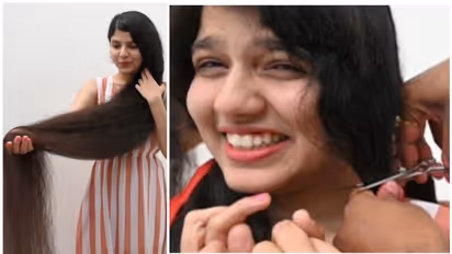 ​ഗിന്നസ് റെക്കോർഡിലെത്തിയ മുടി 12 വർഷത്തിന് ശേഷം വെട്ടി നീലാൻഷി പട്ടേൽ; കാരണം പറഞ്ഞ് വീഡിയോ