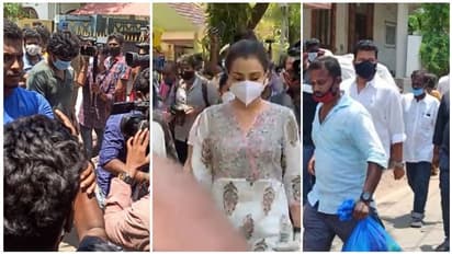 விவேக் உடலுக்கு நேரடியாக அஞ்சலி செலுத்திய த்ரிஷா, சந்தானம், இயக்குனர் ஷங்கர் உள்ளிட்ட பலர்..!