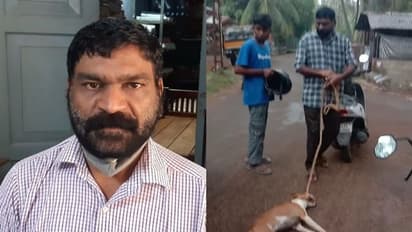 വളർത്തുനായയെ സ്കൂട്ടറിൽ കെട്ടി ടാറിട്ട റോഡിൽ വലിച്ചിഴച്ചയാൾ എടക്കരയിൽ അറസ്റ്റിൽ